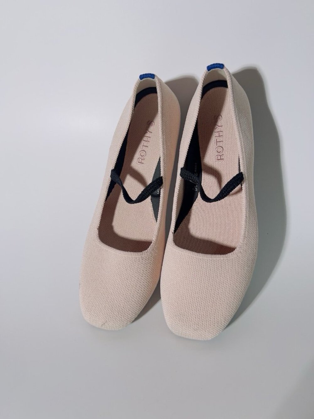 Rothy’s The Mary Jane Flats Women’s Size 8.5 Pink Knit Shoes